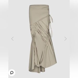 Ruffle Midi Fishtail Skirt Size L